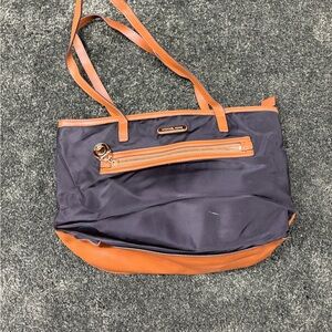 Michael Kors Black and Brown Tote